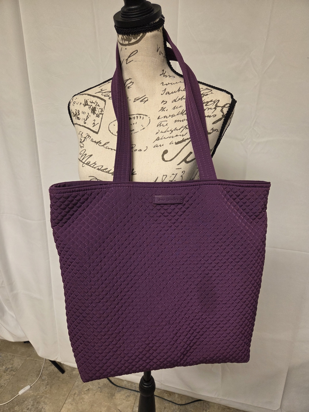 Vera Bradley Quilted Purple Tote